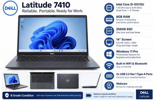 Dell latitude 7410 laptop - dell,